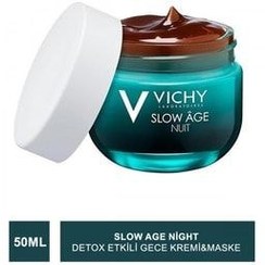 تصویر Vichy کرم و ماسک شبانه ضد پیری موثر Slow Age Night Detox 50 میلی لیتر 