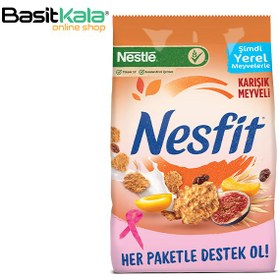 تصویر کورن فلکس صبحانه حاوی جودوسر و مخلوط میوه ها 400 گرمیNesfit nestle Nesfit nestle