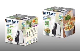 تصویر سالاد ساز برقی نیولند مدل ۲۹۳۳BS NEW LAND Salad Maker MODEL NL-2933BS