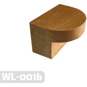 تصویر دستگیره چوبی کمد و کابینت کد WL-001b 