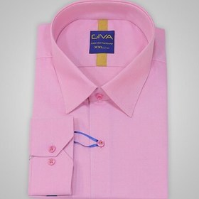 تصویر پیراهن مردانه جنس پارچه دوشین رنگ صورتی کد 5216 