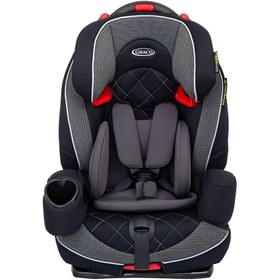 تصویر صندلی ماشین مدل Nautilus Elite Lunar گراکو Graco 331015:Graco car seat and Nautilus Elite Lunar model, 36 kg Graco belt connection code