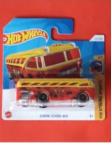 تصویر ماشین اسباب بازی اتوبوس مدرسه HOTWHEELS SURFIN 2024 از ترکیه HOT WHEELS 