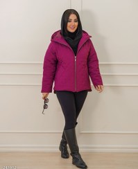 تصویر کاپشن مدل جانیسا - مشکی / 1(۳۸_۴۲) دور سینه 124 