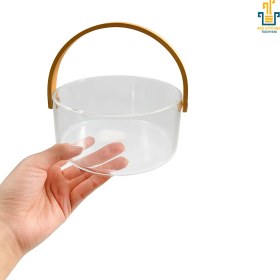 تصویر جا یخ پیرکس دسته بامبو 