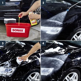 تصویر شامپو واکس خودرو سوناکس ۱ لیتری Wash & wax sonax Wash & wax sonax