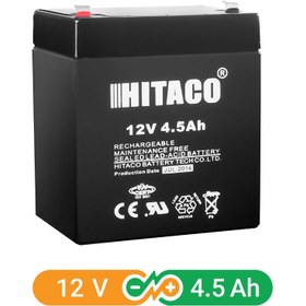 تصویر باتری یو پی اس 4.5 آمپرساعت هیتاکو (Hitaco) 12 ولت 