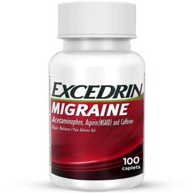 تصویر کپسول های Extra Strength Extra Strength برای تسکین سردرد - ۳۰۰عددی کپسول میگرن Excedrin Extra Strength Caplets for Headache Pain Relief - 200 Caplets