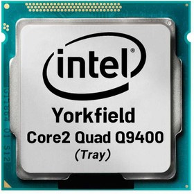 تصویر پردازنده کامپیوتر اینتل مدل Core2 Quad Q9400 YorkField استوک Intel Core2 Quad Q9400 YorkField Computer Processor Used
