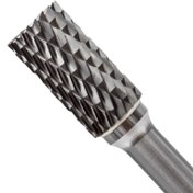 تصویر فرز فرم الماس دو شیار استوانه ای سرتخت 10 میلیمتر ساق 3 