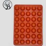 تصویر قالب سیلیکونی نیمکره 3 سانت 