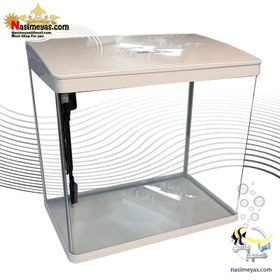 تصویر آکواریوم آماده شیشه خم سری K با نور لمسی دلسا SOBO Aquarium AB-1200F