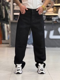 تصویر شلوار بگ مشکی کد 10034 - 36 