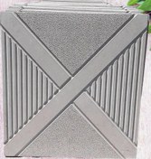 تصویر موزاییک پلیمری طرح ضربدری در ابعاد ۴۰*۴۰ - سفید Cross design polymer mosaic in dimensions 40x40