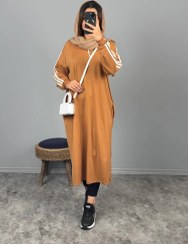 تصویر ماکسی کلاه دار Adidas کد 9013 