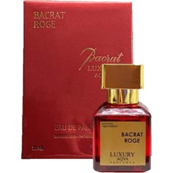 تصویر ادکلن باکرات رژ از برند Luxury aqva حجم 50 ml Bacrat roge