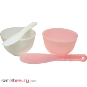 تصویر کاسه و براش سیلیکونی اکلادو ا Rubber bowl & spatula Eclado Rubber bowl & spatula Eclado