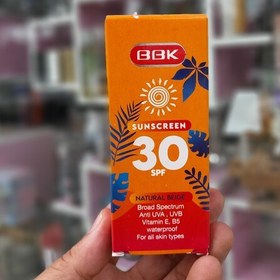 تصویر کرم ضد آفتاب بژطبیعی ببک مدل SPF30 مناسب انواع پوست حجم 50 میلی لیتر 