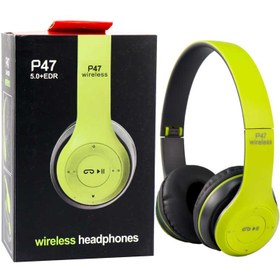 تصویر هدفون بی سیم مدل P47 اصل P47 Wireless Headphone