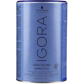 تصویر پودر دکلره سفید ایگورا شوآرتزکف Schwarzkopf Professional Igora Vario White Blond Super Plus 