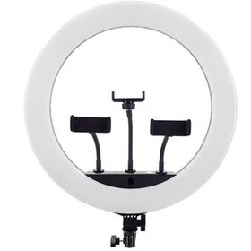 تصویر رینگ لایت جی ماری مدل Jmary FM-18R به همراه 3 عدد هولدر گوشی و ریموت کنترل Jmary FM-18R Ring Light With Remote Control