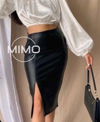 تصویر دامن چرم ترک 