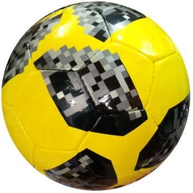 تصویر توپ فوتبال طرح جام جهانی 2018 مدل اسپرت 3 سایز 5 