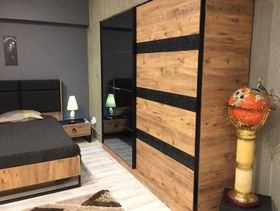 تصویر سرویس خواب ایلماه چوب مدل ستاره setareh model bedroom set