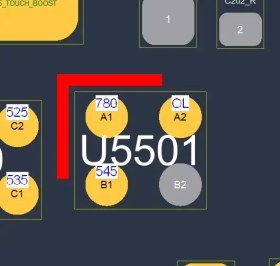 تصویر آی سی رگولاتور ال دی اُ آیفون 11 پرو مکس | (U5501)IC Regulator LDO iPhone 11 Pro Max (SCY99223) 