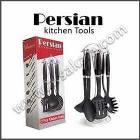 تصویر ست 7 تکه کفگیر و ملاقه persian kitchen tools 