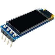 تصویر LCD oled 0.96 inch 128*32 آبی I2c (کشیده) 