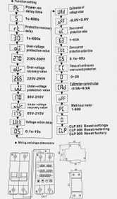 تصویر محافظ ولتاژ دیجیتال ۶۳ آمپر نورل مدل VAKW-63N 