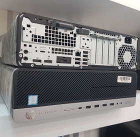 تصویر مینی کیس استوک HP EliteDesk 800 G3 پردازنده i7 نسل 6 و رم 8 گیگ 