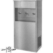 تصویر آبسردکن استیل سه شیر پارساتجهیز 3BS parsatjahiz 3bs stainless steel water cooler