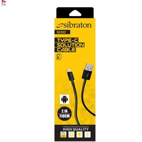 تصویر کابل تبدیل USB به Type-C سیبراتون مدل S232 C طول 1.2 متر Sibraton S232 C USB To Type-C 1.2M