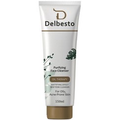 تصویر دلبستو ژل پاک کننده صورت مناسب پوست چرب و مستعد آکنه Delbesto Purifying Face Cleanser For Oily And Acne Prone Skin