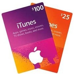 تصویر گیفت کارت اپل آمریکا Apple iTunes Gift Cards 