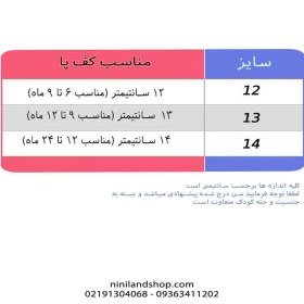 تصویر پاپوش نوزادی زمستانی طرح شانی شیپ 