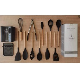 تصویر سرویس کفگیر و ملاقه ۱۳ پارچه کیچن ست مدل UNT46 