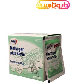 تصویر ساشه کلاژن پلاس بیوتین یوروویتال Eurho Vital Kollagen Plus Biotin Sachet