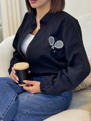 تصویر بامبر تنیس زنانه رنگ قهوه‌ای 