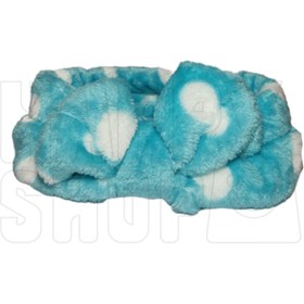 تصویر هدبند حوله ای طرحدار 