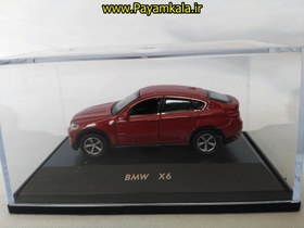 تصویر ماکت مینیاتوری ب ام و ( BMW X6 BY WELLY)(1:87 ) قرمز 