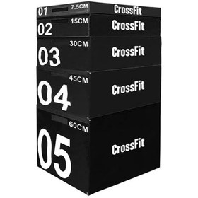 تصویر جامپ باکس حرفه ای کراسفیت مدل CROSSFIT | professional | مشکی 