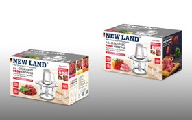 تصویر خردکن نیولندnl2924 FOOD CHOPPER NEWLAND NL2924BS