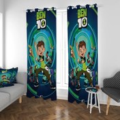 تصویر پرده اتاق کودک طرح بن تن 