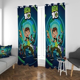 تصویر پرده اتاق کودک طرح بن تن 