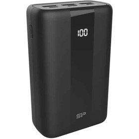 تصویر پاوربانک سیلیکون پاور مدل QX55 ظرفیت 30000 میلی آمپر ساعت QX55 power silicon power bank with a capacity of 30,000 mAh