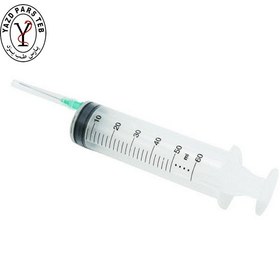 تصویر سرنگ ۶۰ سی سی تزریق آهیل مینا 