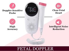 تصویر مانیتور ضربان قلب خانگی جنین- باتری دار داپلر ضربان قلب جنین W8-25 W8-25 Fetal Heart Rate Doppler Battery Powered Household Heartbeat Monitor